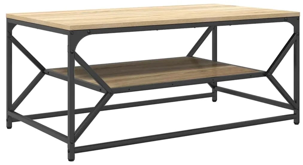 vidaXL Τραπεζάκι σαλονιού Δρύς Sonoma 90 x 50 x 40 cm