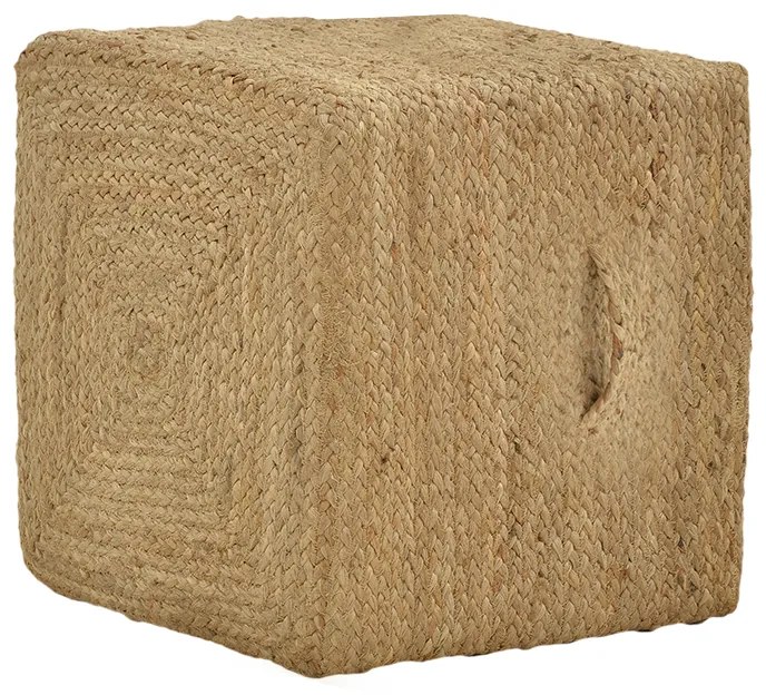 Σκαμπό Tresa Inart φυσικό 100%  γιούτα 50x50x35εκ Υλικό: 100%  JUTE 302-000025