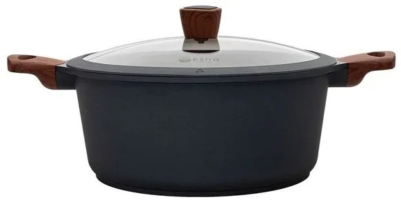 Estia Κατσαρόλα 28cm 6.7lt Χυτού Αλουμινίου Stone 01-1155