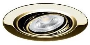 Σποτ Φωτιστικό Χωνευτό Οροφής No 216 IP20 Mr111 ΦOS_ME-05-216-6-Χρυσό 05-216-6