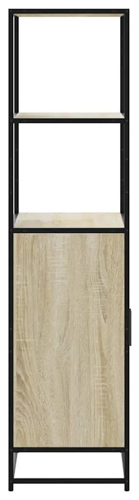 vidaXL Highboard Δρυς sonoma 68x35x139 cm Επεξεργασμένο ξύλο μέταλλο