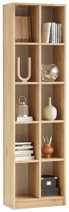 Intrahome Βιβλιοθήκη Oteca 10θέσεων Intrahome σε φυσική απόχρωση 51.1x25.4x180εκ | SKU: INTRAPA-287111209