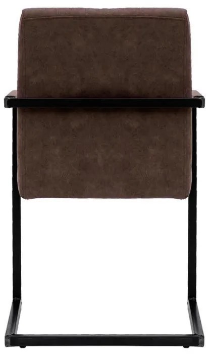Καρέκλα Τραπεζαρίας Evita Fylliana Taupe 55x47x85 εκ. 2αδα