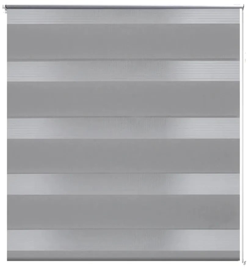 vidaXL Σύστημα Σκίασης Ρόλερ Zebra Γκρι 120 x 175 εκ.