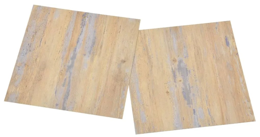 vidaXL Δάπεδο Αυτοκόλλητο Καφέ 55 τεμ. 5,11 μ² από PVC