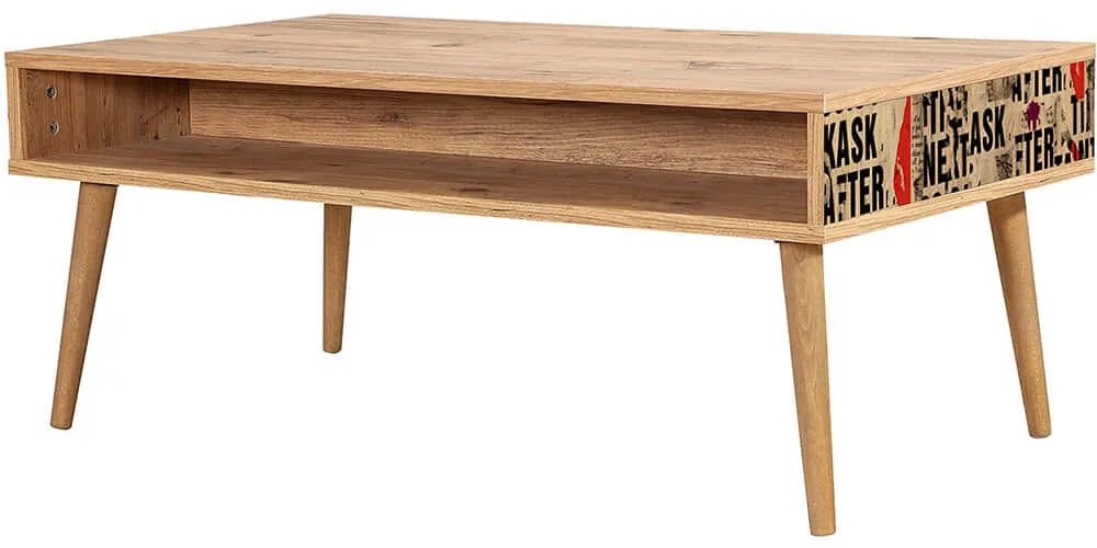 Τραπέζι Σαλονιού Viva 869VEL2526 110x60x45cm Multi
