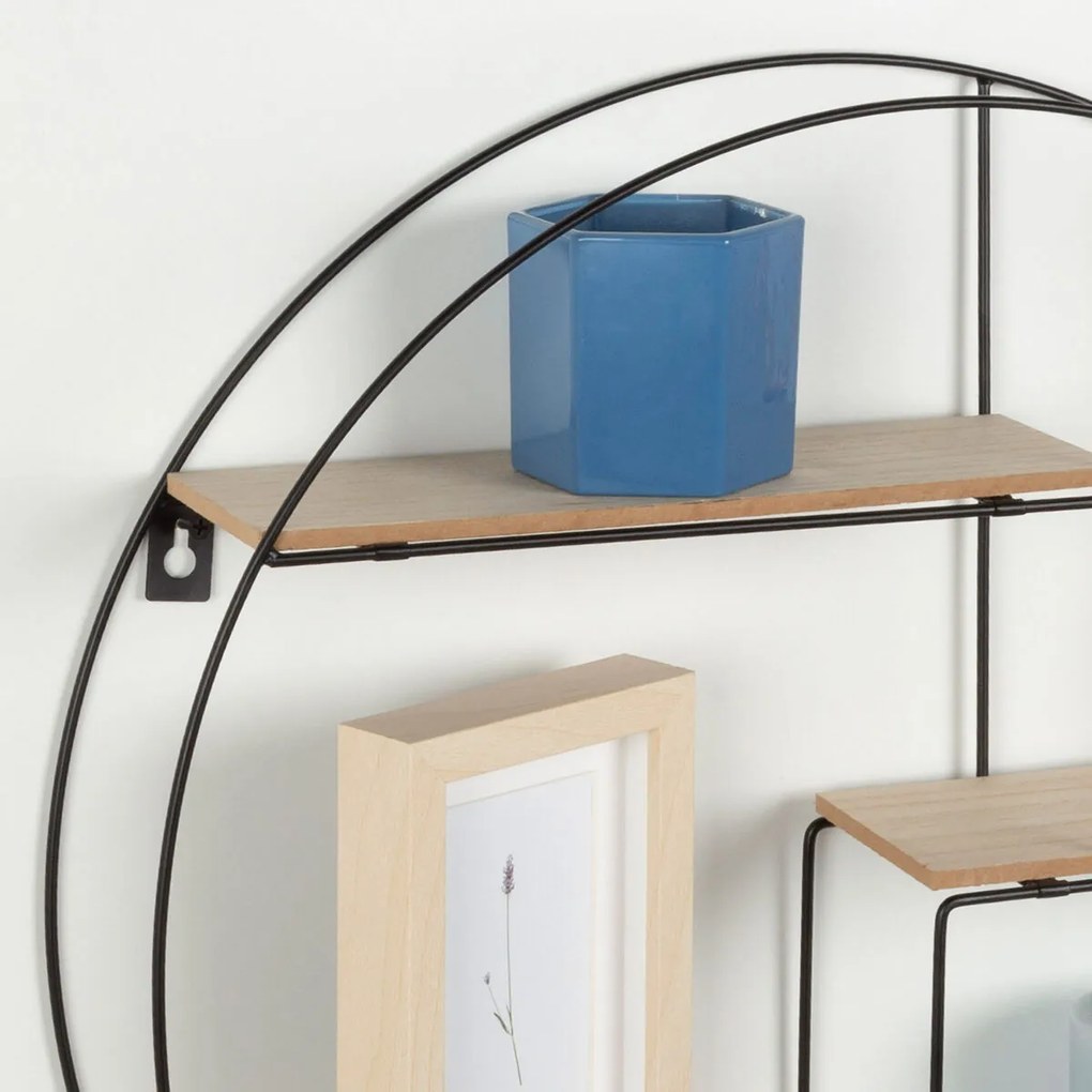 Ράφι παλτών Max Home Σίδερο Ξύλο MDF (4 Μονάδες)