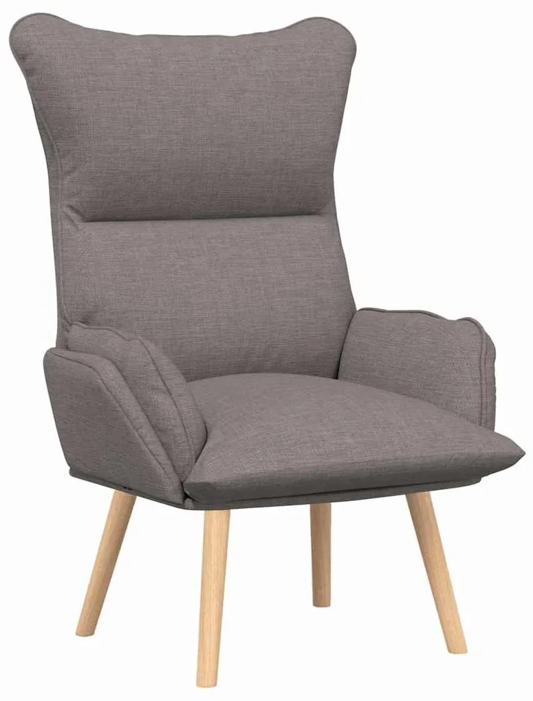 vidaXL Χαλαρωτική Πολυθρόνα Taupe 69 x 74 x 93 εκ. ύφασμα