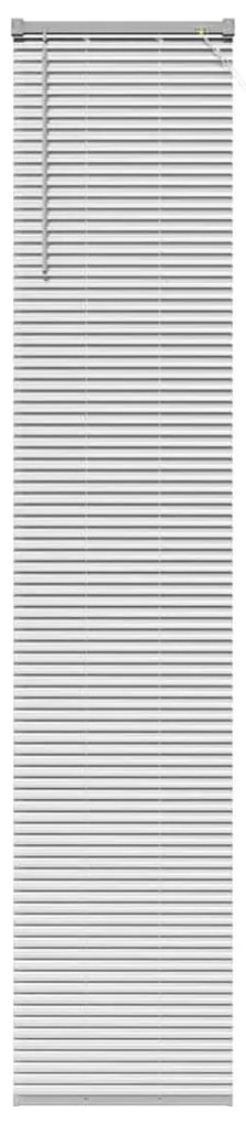 vidaXL Ρολό Παραθύρου με κουρτίνες Ασημί Αλουμίνιο