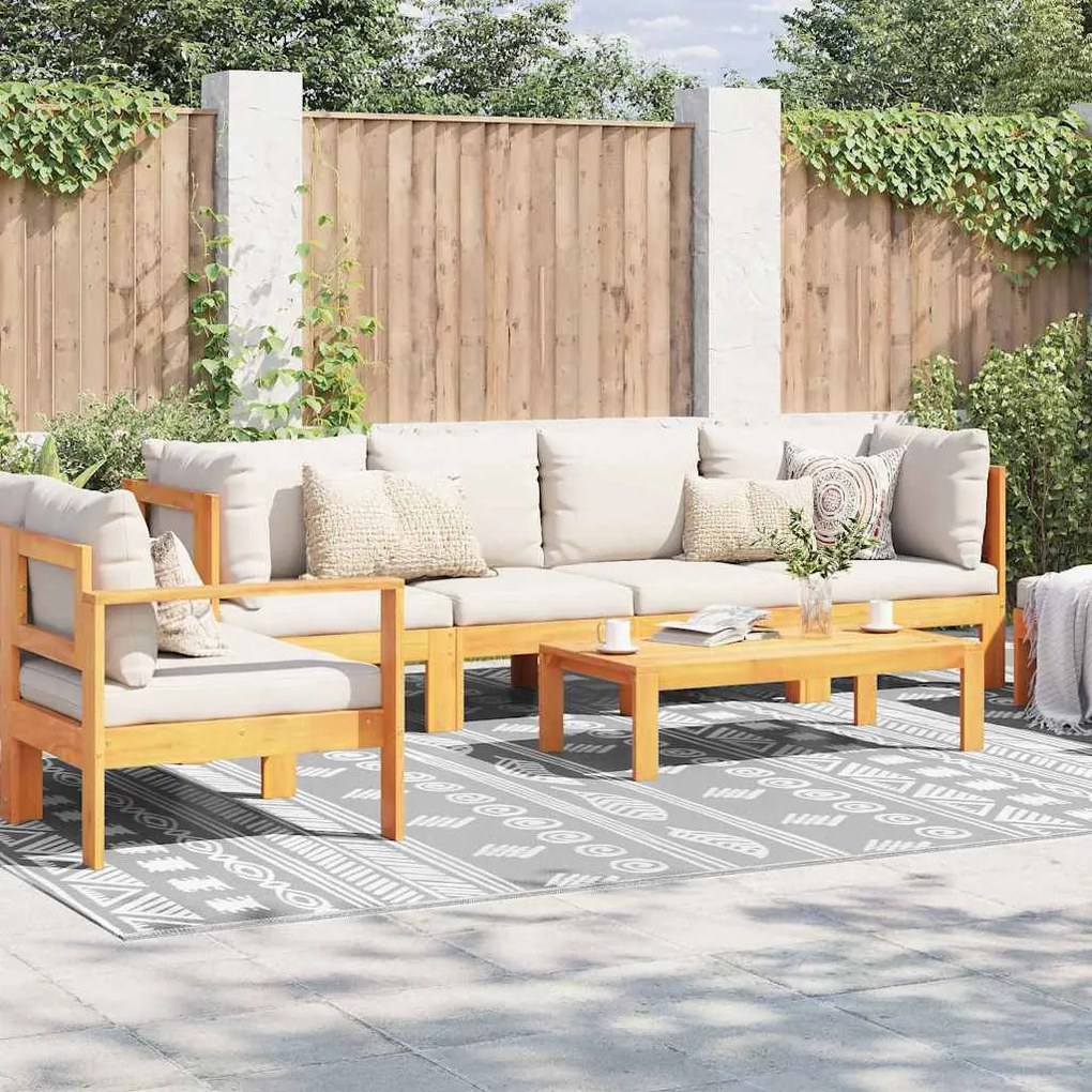vidaXL Χαλί εξωτερικού χώρου Γκρι 300 x 400 cm PP