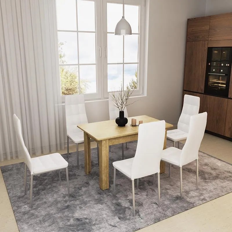 Τραπέζι Quiin επεκτεινόμενο sonoma 120-174x70x73.5εκ 164x70x73.5 εκ.