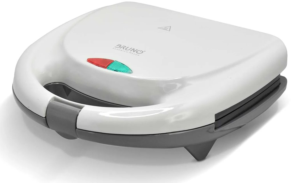 BRUNO τοστιέρα BRN-0166, 2 θέσεων, 800W, αντικολλητικές πλάκες, λευκή