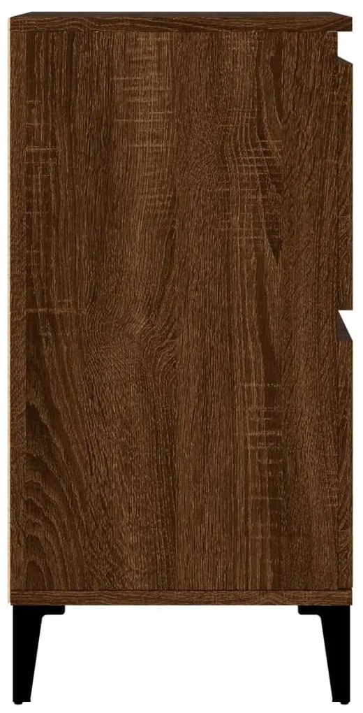 vidaXL Μπουφές Καφέ Δρυς 60x35x70 εκ. από Επεξεργασμένο Ξύλο