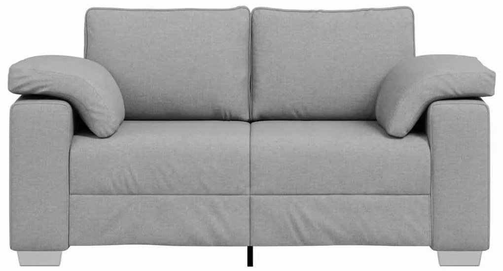 vidaXL Καναπές με μαξιλάρι Σκούρο γκρι 160 x 77 x 82 εκ ύφασμα