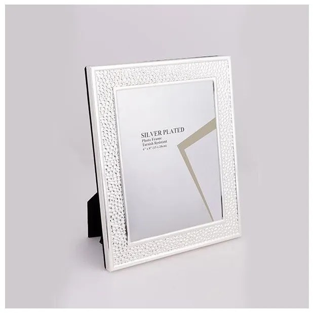Κορνίζα Μεταλλική Επάργυρη Ασημί 10x15cm 756-10044 Estheti-756-10044-Ασημί 756-10044