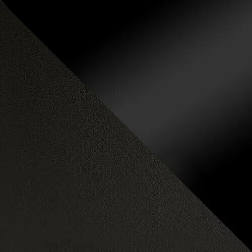 Τραπεζάκι σαλονιού Germantown 105, Μαύρο ματ, Γυαλιστερό μαύρο, 44x60x60cm, 7 kg, Πλαστικοποιημένη μοριοσανίδα, Γωνιακό | Epipla1.gr