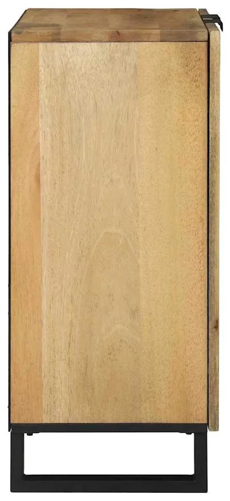 vidaXL Πλαϊνό γραφείο Καφέ 60 x 33.5 x 75 εκ. Μασίφ ξύλο μάνγκο