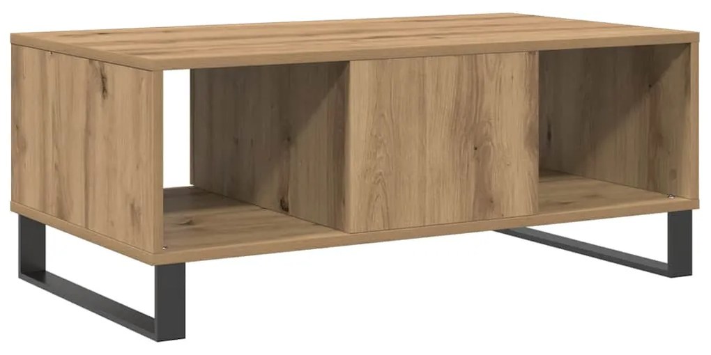 vidaXL Τραπεζάκι Σαλονιού Αρτισιανή Δρυς 90x50x36,5εκ Επεξεργασμ. Ξύλο