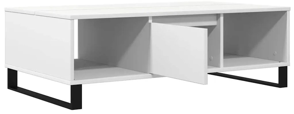 vidaXL Τραπεζάκι Σαλονιού Λευκό 104x60x35 εκ. από Επεξεργασμένο Ξύλο