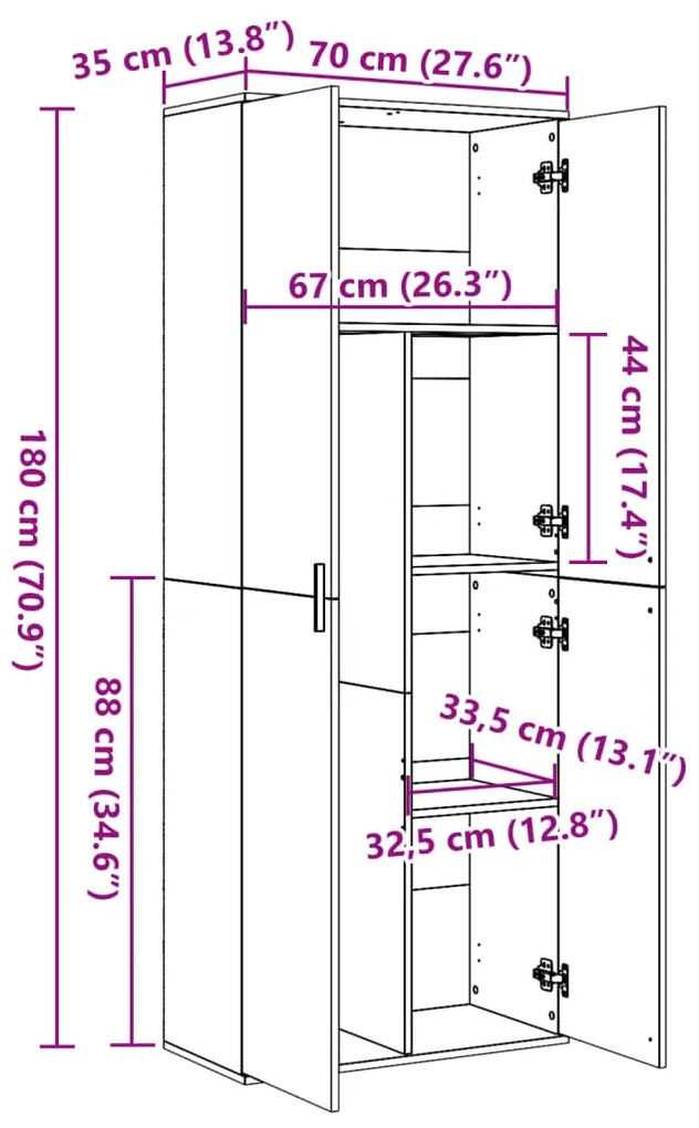 ΝΤΟΥΛΑΠΙ SONOMA ΔΡΥΣ 70X35X180 ΕΚ. ΑΠΟ ΕΠΕΞΕΡΓΑΣΜΕΝΟ ΞΥΛΟ 3276660