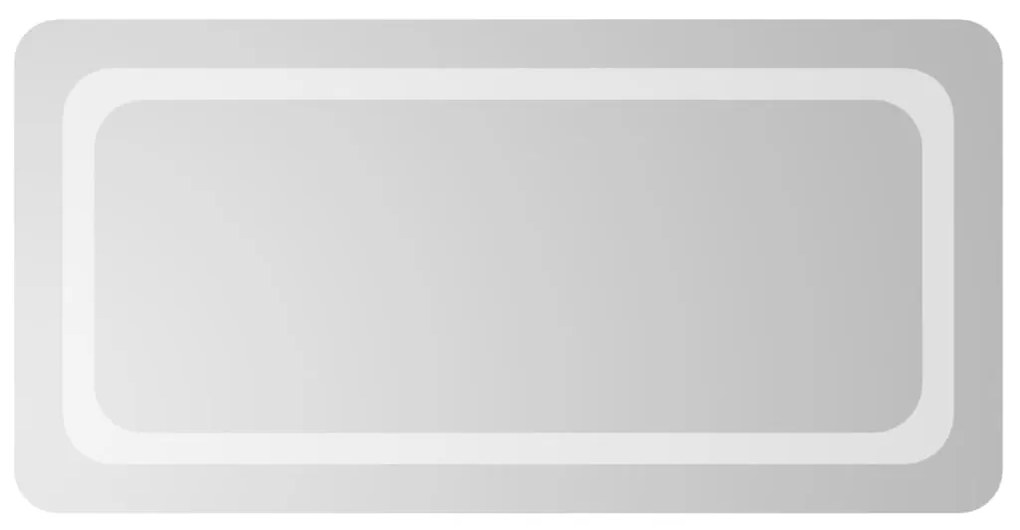 vidaXL Καθρέφτης Μπάνιου με LED 40x80 εκ.