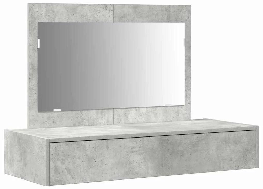 vidaXL Τραπέζι περιποίησης Γκρι 100 x 40 x 70 εκ. Επεξεργασμένο ξύλο