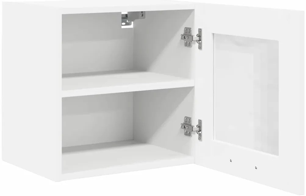 vidaXL Κρεμαστό ντουλάπι με αποθήκευση 2 pcs Λευκό 40 x 31 x 40 εκ.