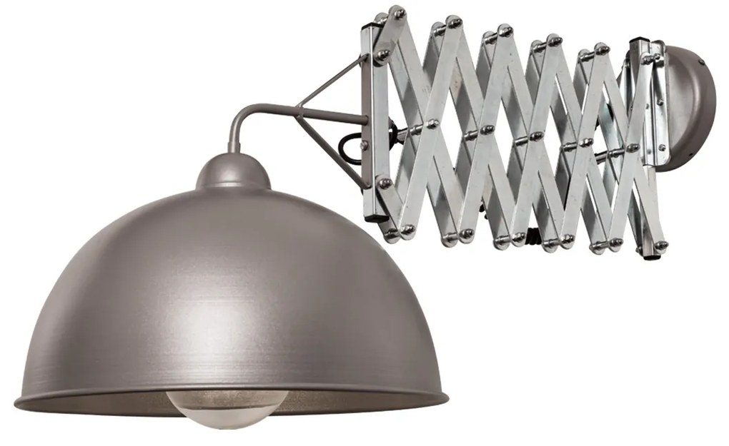 Φωτιστικό Τοίχου - Απλίκα HL-5150 EXTENSION WALL LAMP GREY-CHROME - 51W - 100W - 77-2278