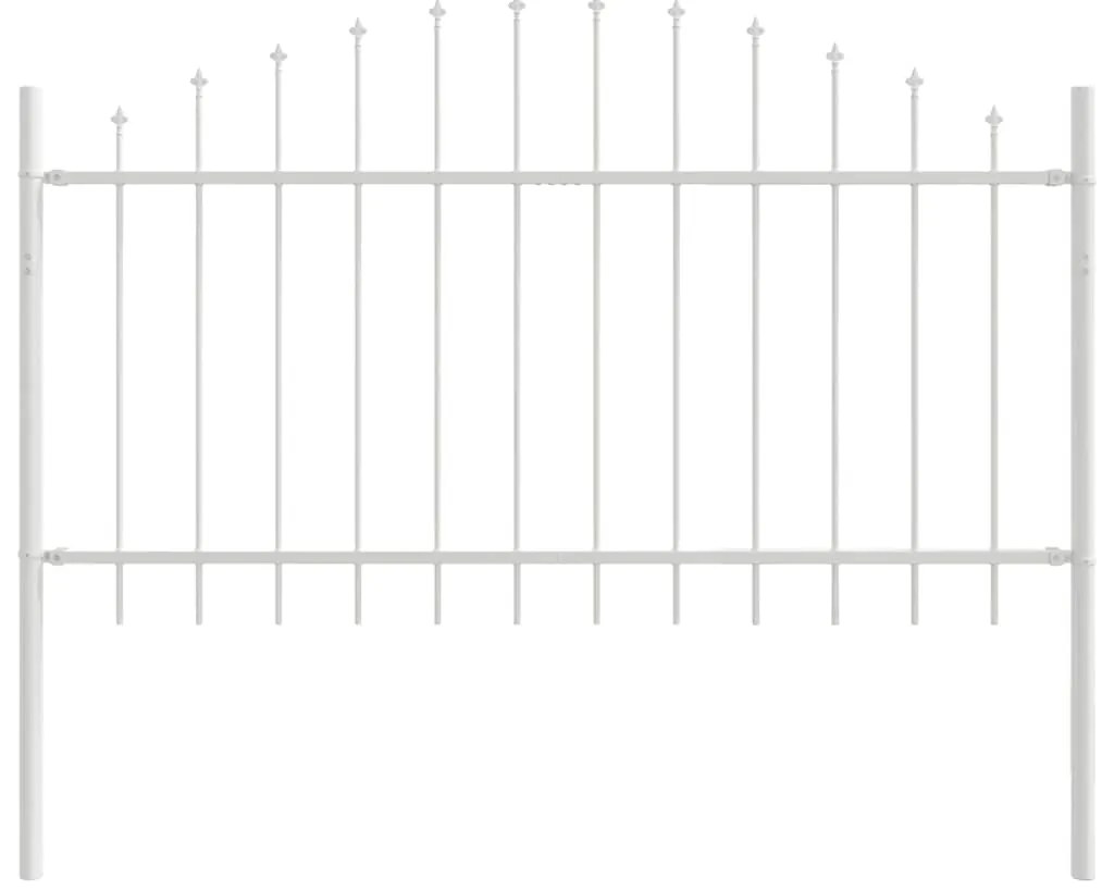 vidaXL Φράχτης Κήπου 7 pcs Λευκό 170 x 140 εκ