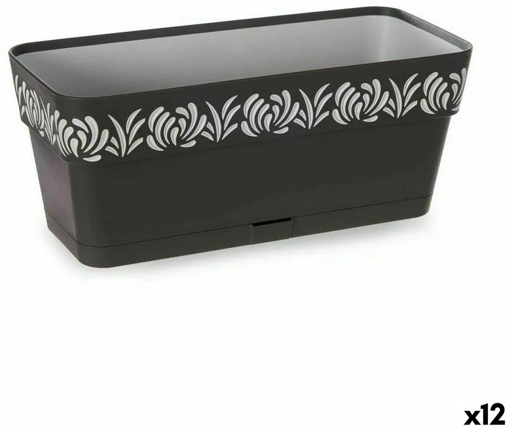 Κηπουρός Stefanplast Gaia Ανθρακί Πλαστική ύλη 13,3 x 12,3 x 29,3 cm (12 Μονάδες)