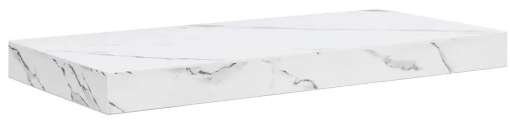 vidaXL Ράφι Τοίχου Επιτοίχιο 4 pcs Λευκό Μάρμαρο 50 x 23,5 x 4 εκ
