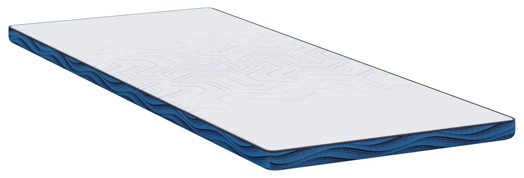 vidaXL Στρώματα Λευκό και Μπλε 80 x 200 cm