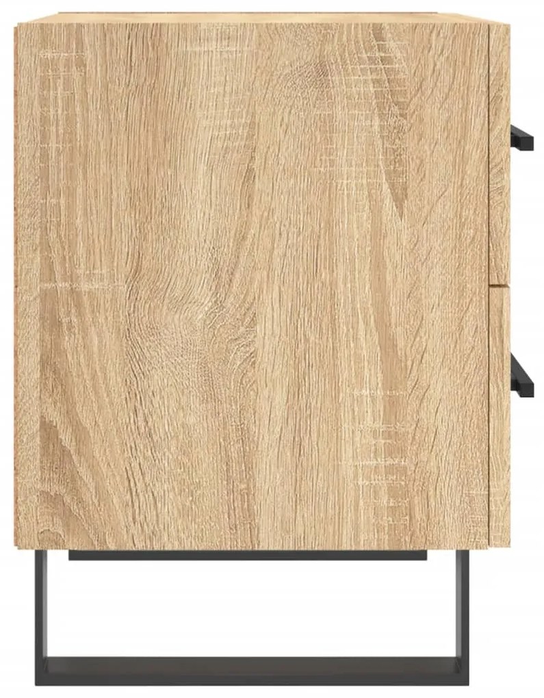 vidaXL Κομοδίνο Sonoma Δρυς 40 x 35 x 47,5 εκ. από Επεξεργασμένο Ξύλο