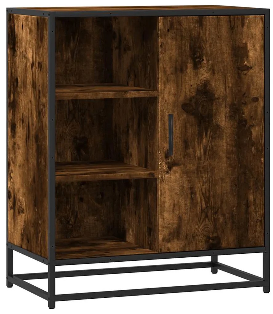 vidaXL Sideboard Καπνιστή δρυς 62x35x76 cm Κατασκευασμένο ξύλο