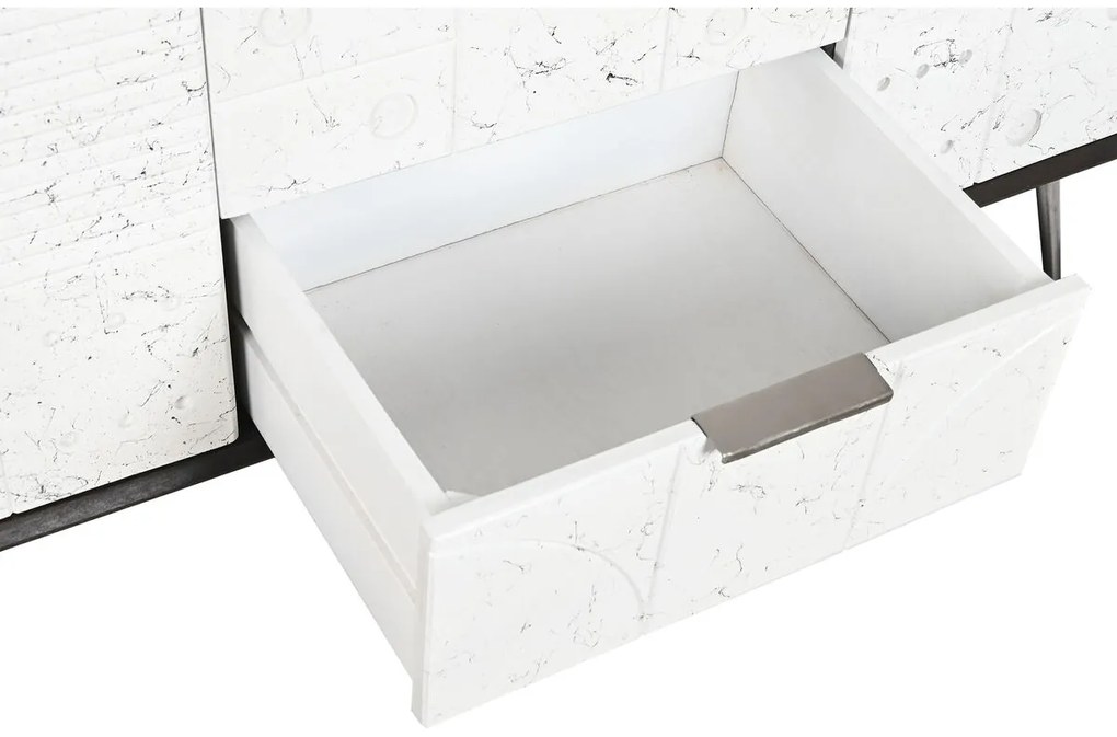 Σκευοθήκη DKD Home Decor Λευκό Σκούρο καφέ Ξύλο από Μάνγκο 150 x 43 x 80 cm