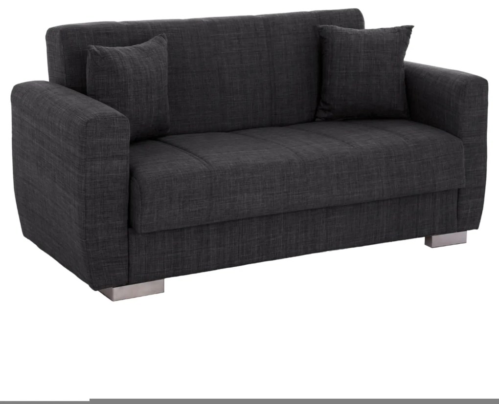 ΚΑΝΑΠΕΣ ΚΡΕΒΑΤΙ POLYA ΔΙΘΕΣΙΟΣ ΓΚΡΙ HM3241.03 153x87x77Υεκ.