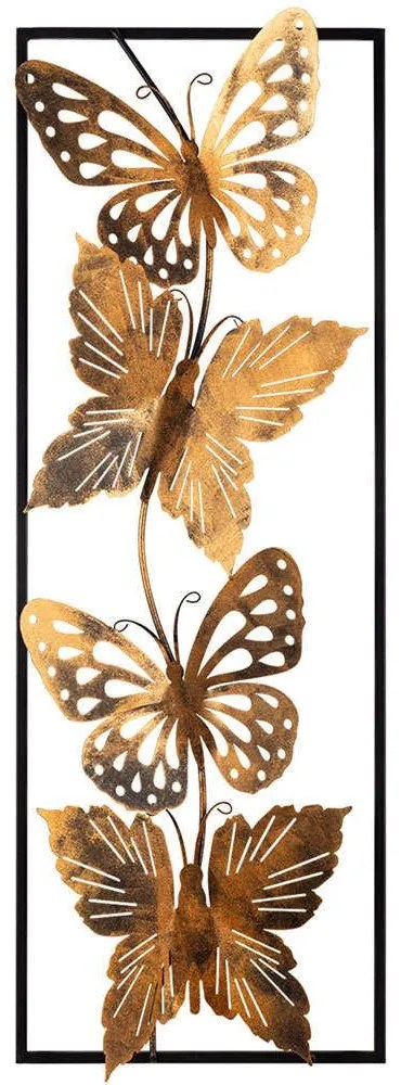 Διακοσμητικό Τοίχου Butterfly 279ENZ1205 32x90cm Multi Wallity Metal