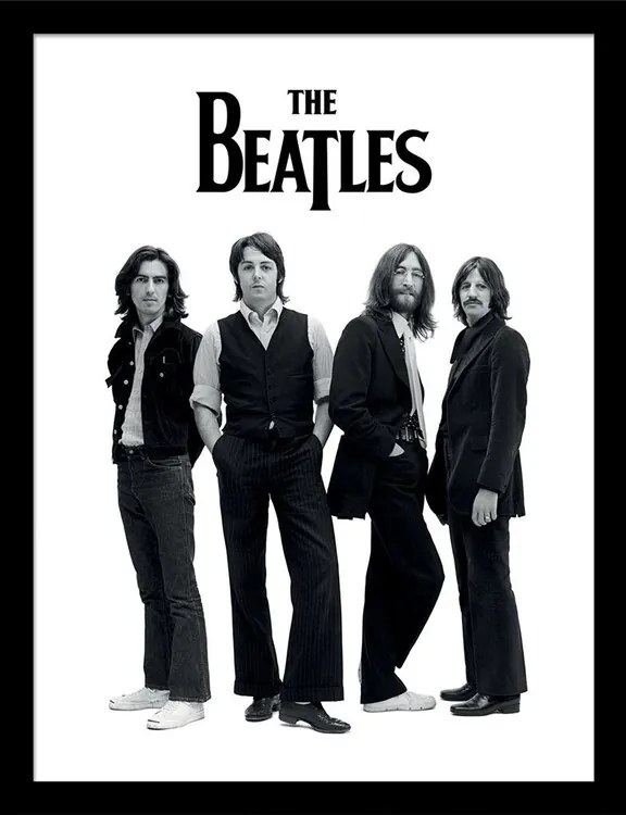 Κορνιζαρισμένη αφίσα The Beatles - Title