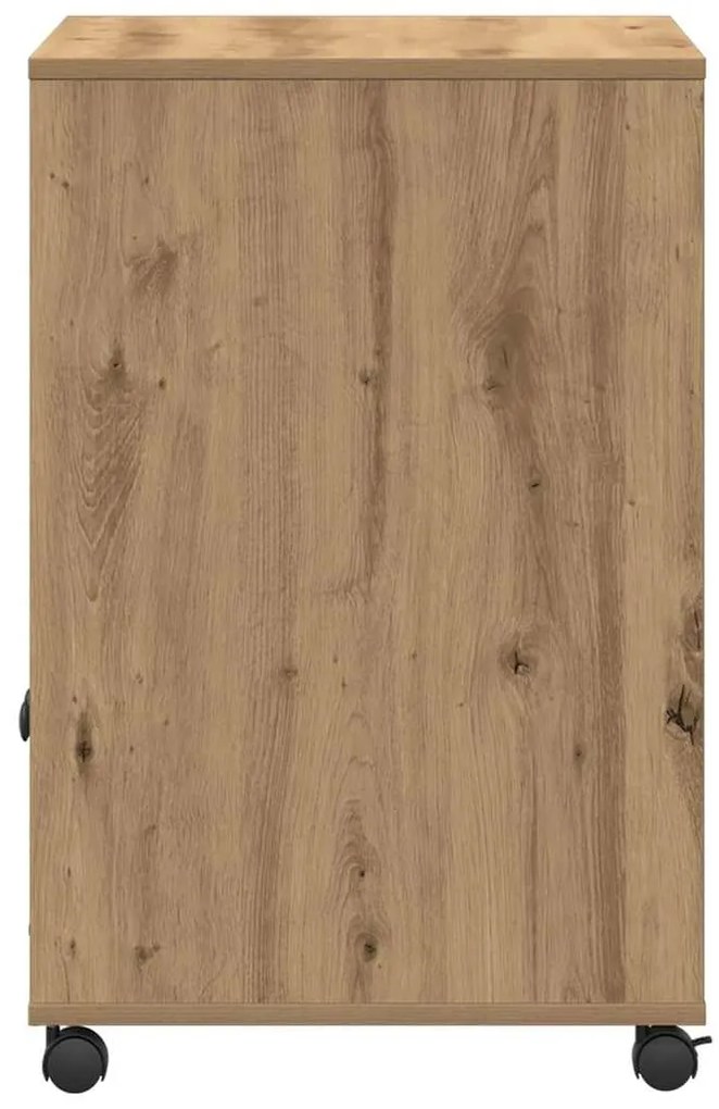 vidaXL Σταντ Εκτυπωτή artisan δρυς 60 x 48 x 74 εκ. Επεξεργασμένο ξύλο