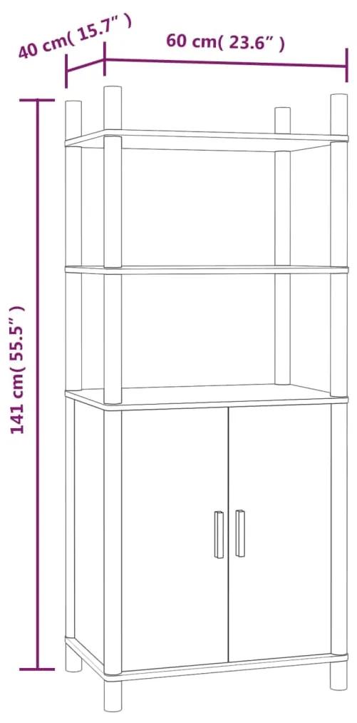 vidaXL Συρταριέρα 60x40x141 εκ. από Επεξεργασμένο Ξύλο
