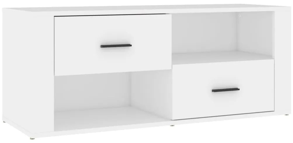 vidaXL Έπιπλο Τηλεόρασης Λευκό 100 x 35 x 40 εκ. Επεξ. Ξύλο