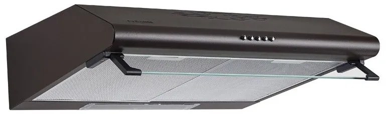 Pyramis Essential Aπλός Καφέ Απορροφητήρας με 1 Μοτέρ και 2 Εξαγωγές Αέρα 60 cm