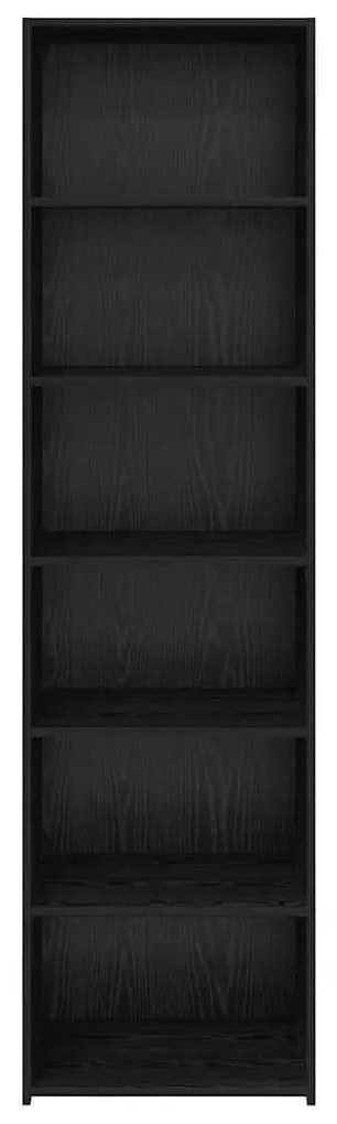 vidaXL Ντουλαπιού Μαύρη Οξυά 50 x 41 x 185 εκ. Επεξεργασμένο ξύλο