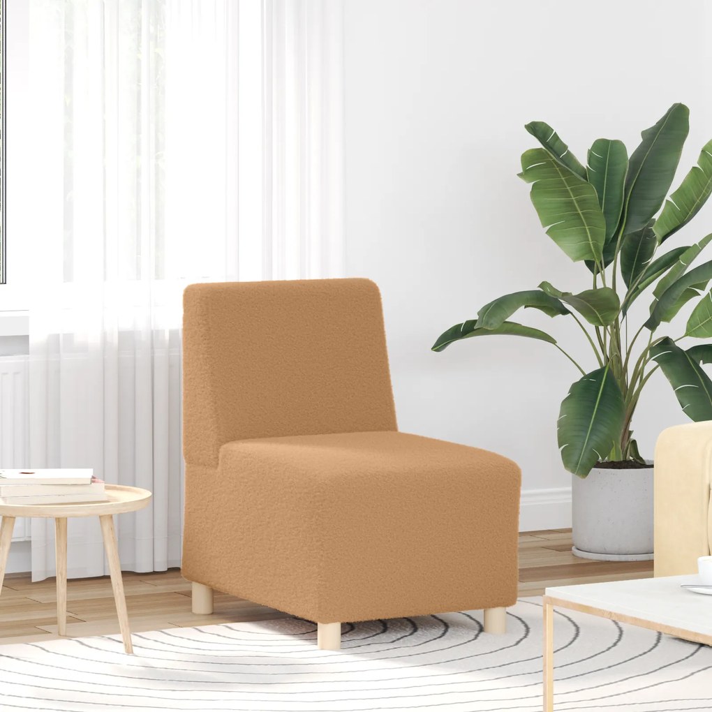 vidaXL Καθίσμα Σαλονιού 2 pcs Μπεζ 55 x 74 x 82 εκ. Βελούδο