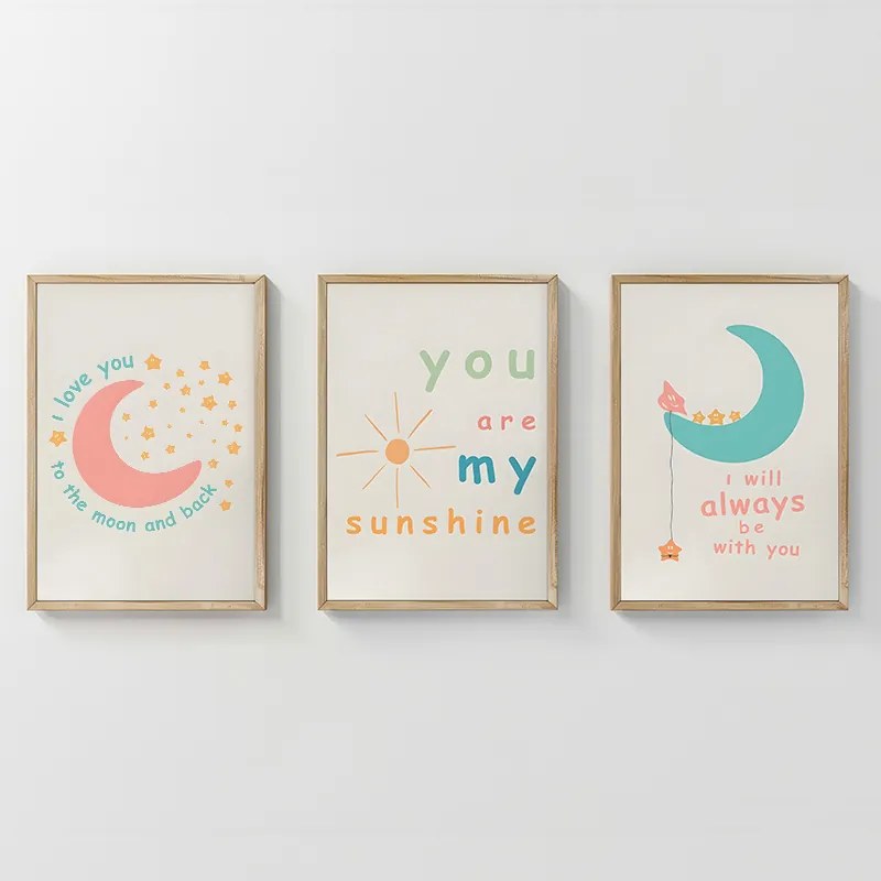 Πίνακας Pepy pakoworld τρίπτυχος με ψηφιακή εκτύπωση και πλαίσιο 33x1.5x48εκ