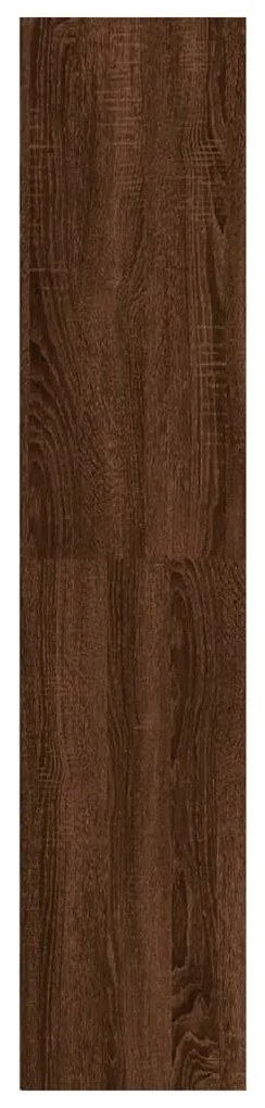 vidaXL Βιβλιοθήκη/Έπιπλο Τηλεόρασης Καφέ Δρυς 36x30x143 εκ Επεξ. Ξύλο