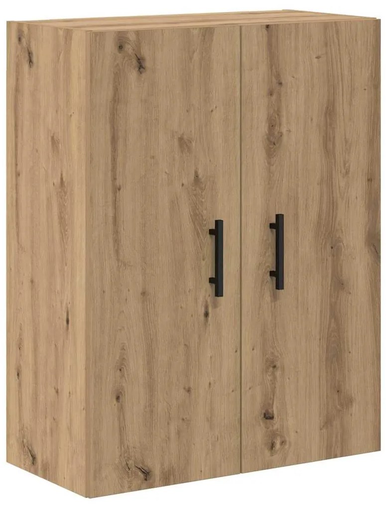 vidaXL Highboard με συρτάρι 2 pcs Artisan Oak Σύνθετο Ξύλο και Γυαλί