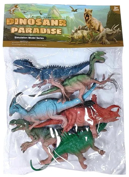 Παιχνίδι Δεινόσαυροι σε Σακουλάκι 6τμχ 3+ - Dinosaur Paradise