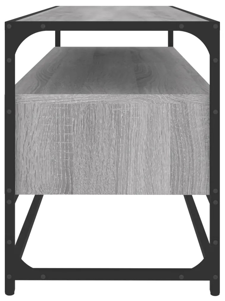 vidaXL Έπιπλο Τηλεόρασης Γκρι Sonoma 100x35x45 εκ. από Επεξεργ. Ξύλο