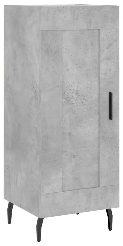 vidaXL Ντουλάπι Γκρι Σκυροδέματος 34,5x34x90 εκ. Επεξεργασμένο Ξύλο
